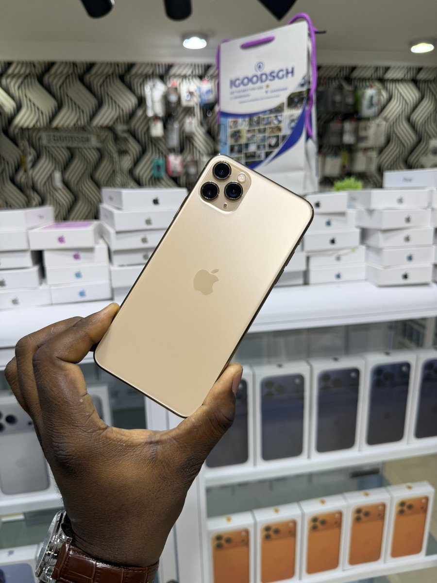 Falaaa Deal

iPhone 11Pro Max 256Gb (Physical SIM)
• Battery Health: 93% to 96%
• Used
• Clean Like New
• Fully Unlocked
• Certified

🔥 Price: GHS 3,799Ghc ONLY

📞 Call/WhatsApp: 0209522979
📍 Location: Dansoman B. Opoku
🗺️ Search “Igoodsgh” on Google Maps

Note: Beware of