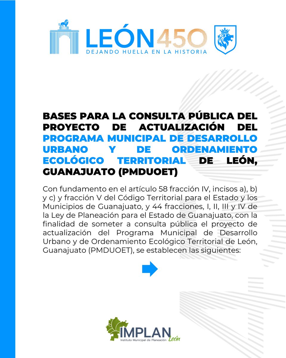Instituto Municipal de Planeación de León, Gto. tweet media