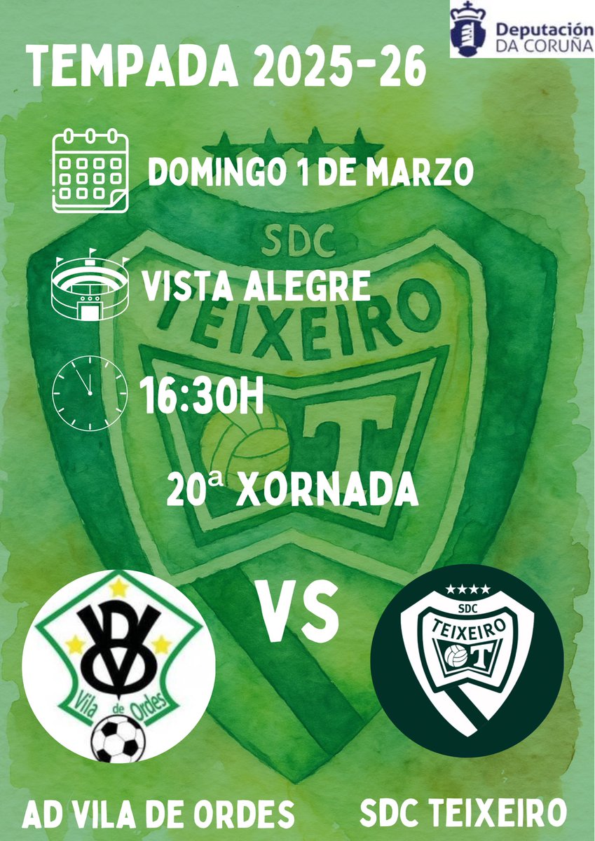 Teixeiro_SD's tweet photo. Xornada de fútbol👏 #ForzaTeixeiro⚽️💚 https://t.co/jq9S5KhqDi