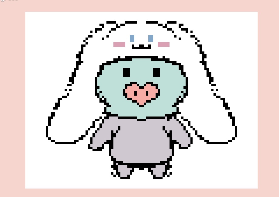 onlyonehoya's tweet photo. this is just a sketch idk what im doing wrong but my pixel cinamomang looks so off 💔 https://t.co/ZvugEskwAN
