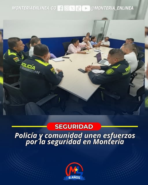 🚩#Seguridad || Policía y comunidad unen esfuerzos por la seguridad en Montería
facebook.com/share/p/1GNgtM…