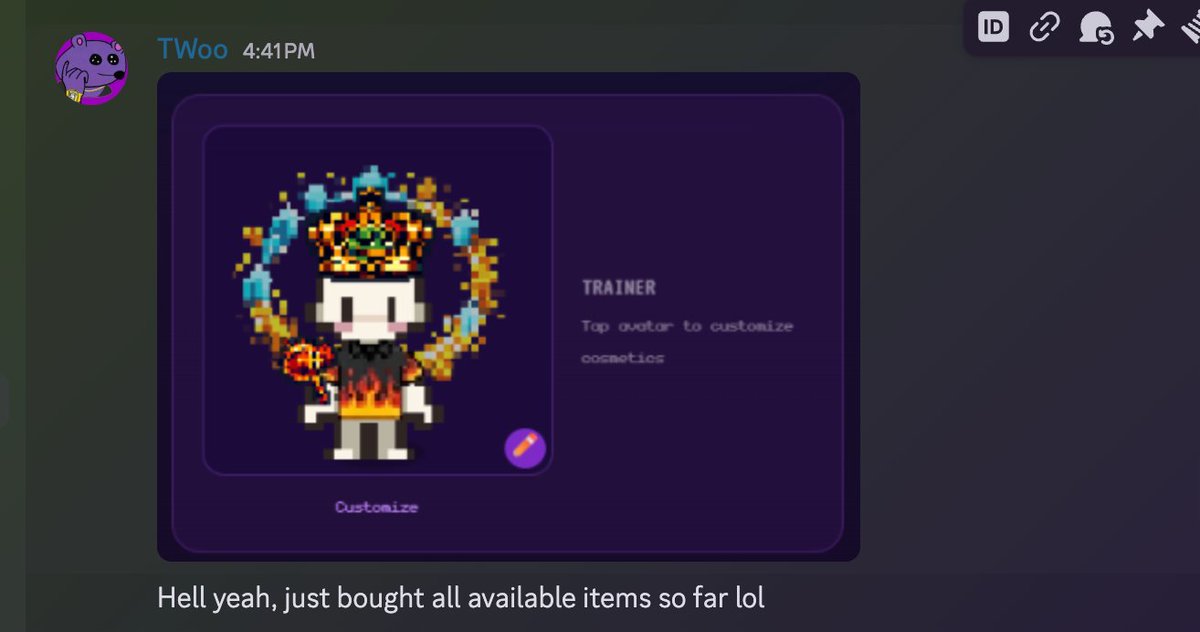 em0tionull's tweet photo. How will your phettagotchi player look?

For those who don't know, we also introduced multiplayer chat and visbility in the 2d explore world. 

I built this all myself. 

We're essentially a pokemon gaiaonline now. 

We just keep building.

$Phetta https://t.co/a9OIUB1ZLN