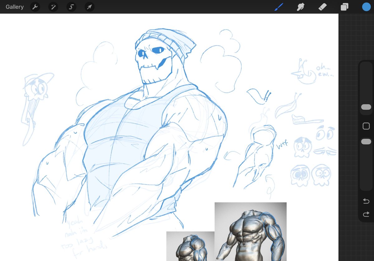 now he's just showing off