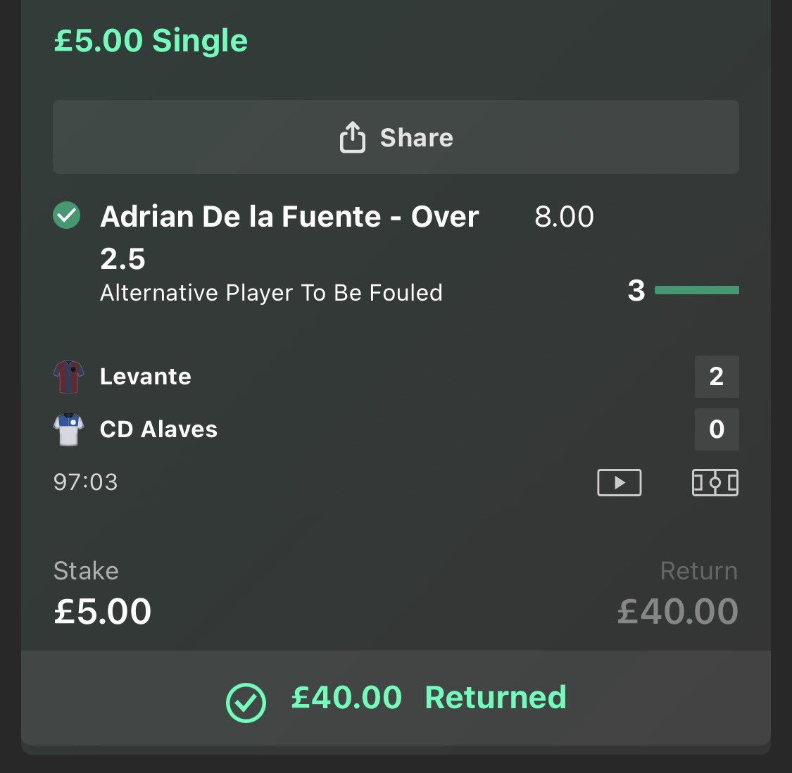 markslatham's tweet photo. @InsiderEdgeBets Thanks for the tip went for 1 extra. https://t.co/9ookj6KIC1