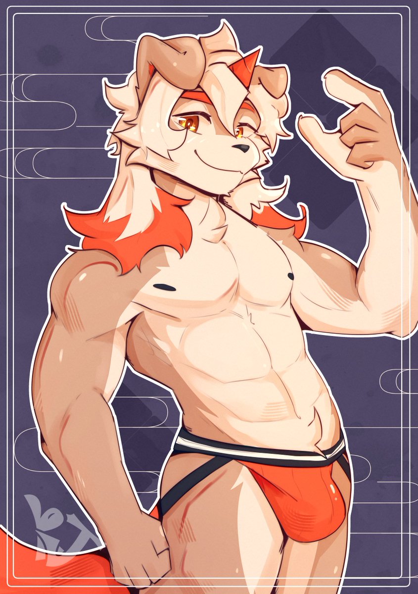 Do you think Hung Arknights lives up to his name? 
 #furry #art