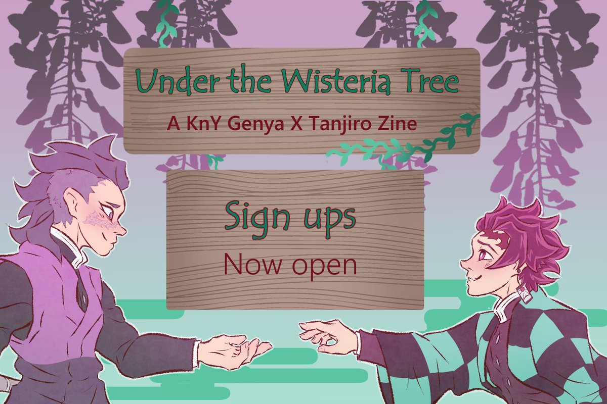 Under the Wisteria Tree zine tweet media