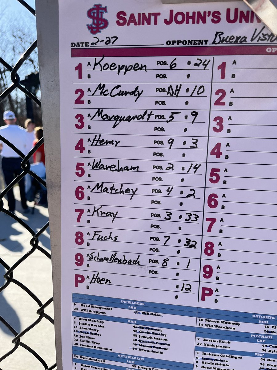 SJU Baseball tweet media