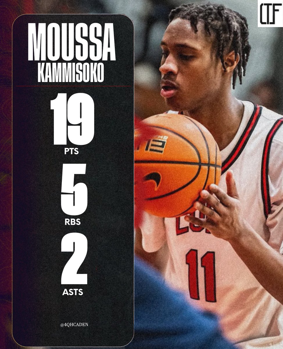 4qhcaden's tweet photo. Long Island Lutheran (NY) Moussa Kamissoko (@Moussak11): 19 PTS, 5 REB, 2 AST @LuHiBasketball @athleteaiapp https://t.co/eScHhf77qK
