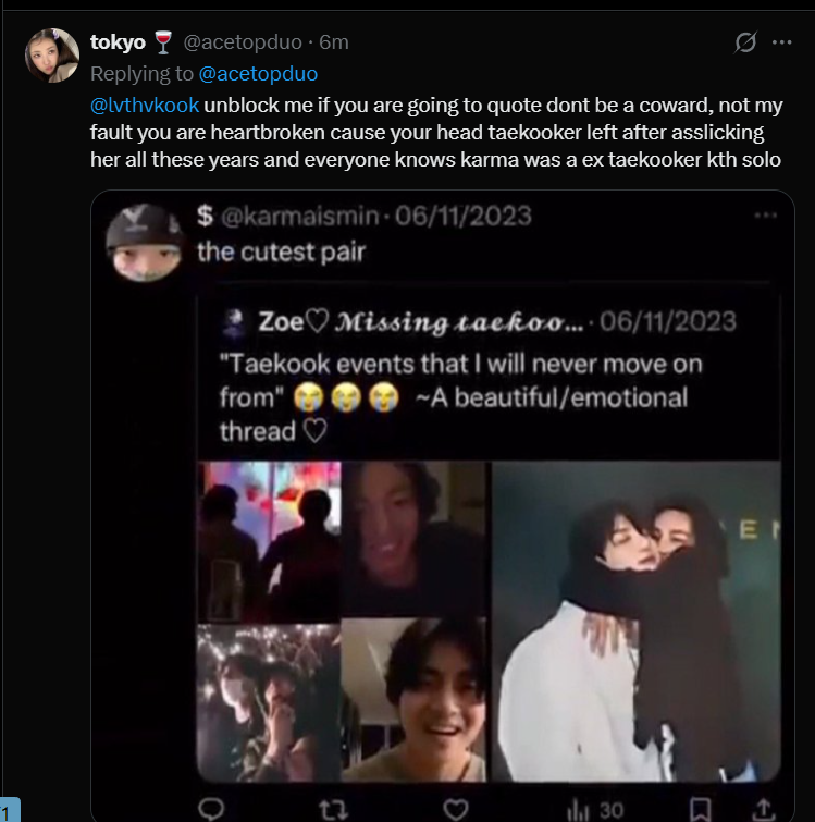 <a href="/acetopduo/">tokyo 🍷</a> aka diya aka karmaisxm SHOW YOUR LOCATION and I'll unblock you atp you are the real coward... stop this manipulation game