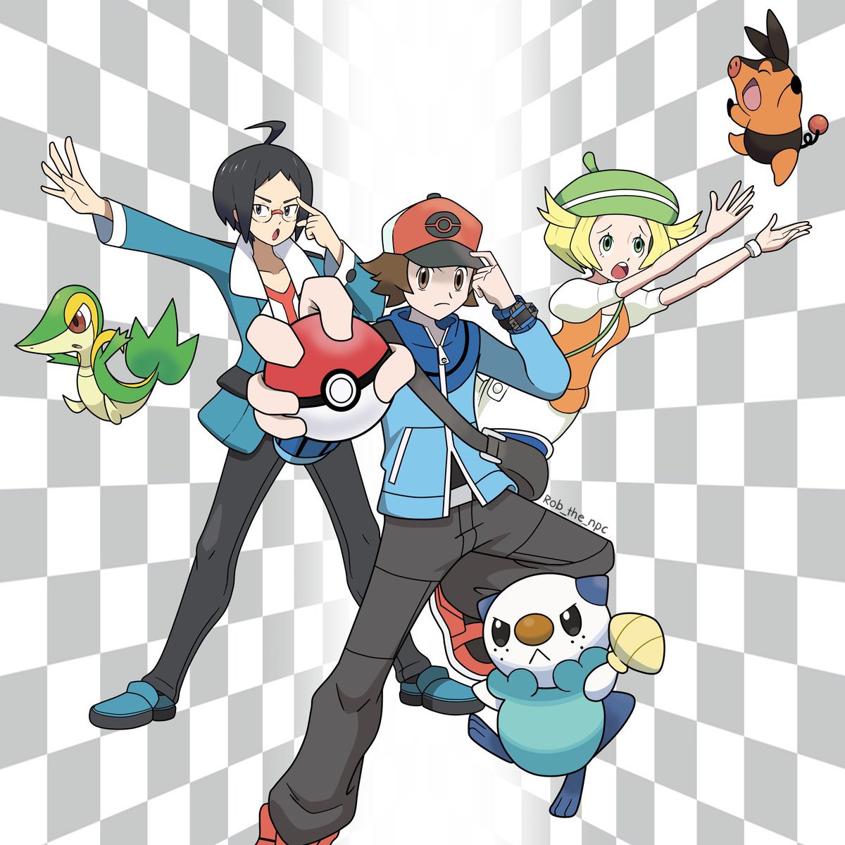 rob_npc's tweet photo. Reposting for #PokemonDay 
#pokemonblackandwhite #pokemonfanart #unova #fanart #AnimeFanart https://t.co/yqjX8jpfC6