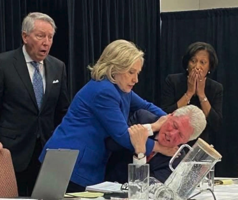 Day two isn't go well for the Clintons.