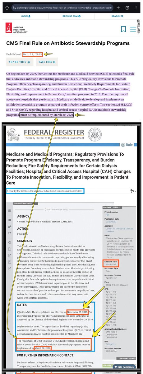PPR_Mile's tweet image. Pre-planned since at least 2014 when Obama signed the Combating Antimicrobial Resistant Bacteria (CARB) Executive Order via a 5 yr National Action Plan that implemented Antibiotic Stewardship Programs as a Federal Law throughout all hospitals, and coordinated with the WHO and UN