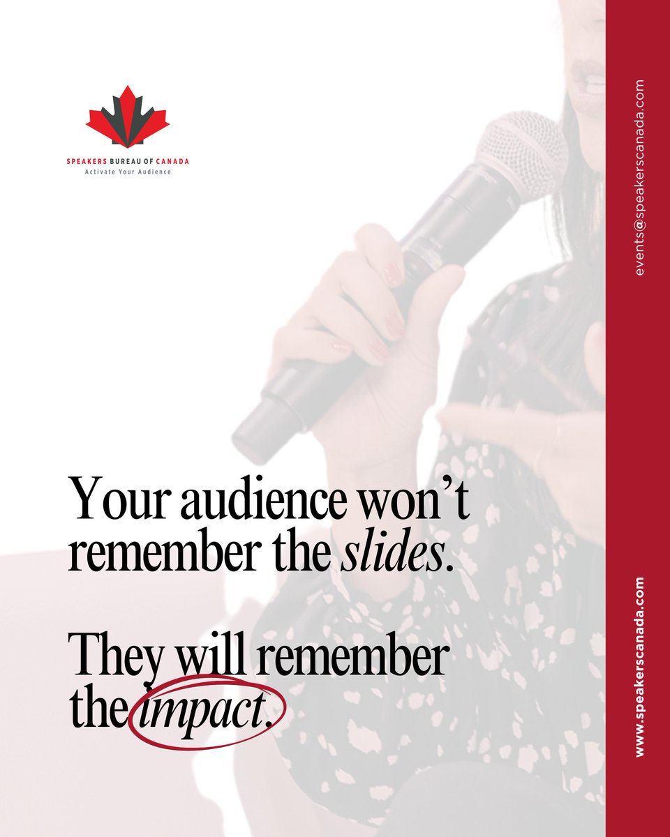 SBCspeakers's tweet photo. It is not about perfect slides.
It is about what shifts in the room.

Choosing the right voice for your audience matters.
We help you find it. 

⏩  https://t.co/tFKvCEgnFa 

#SpeakersBureauOfCanada #EventPlanning #LeadershipEvents #KeynoteSpeaker #ConferenceStrategy https://t.co/bHlljp48fV