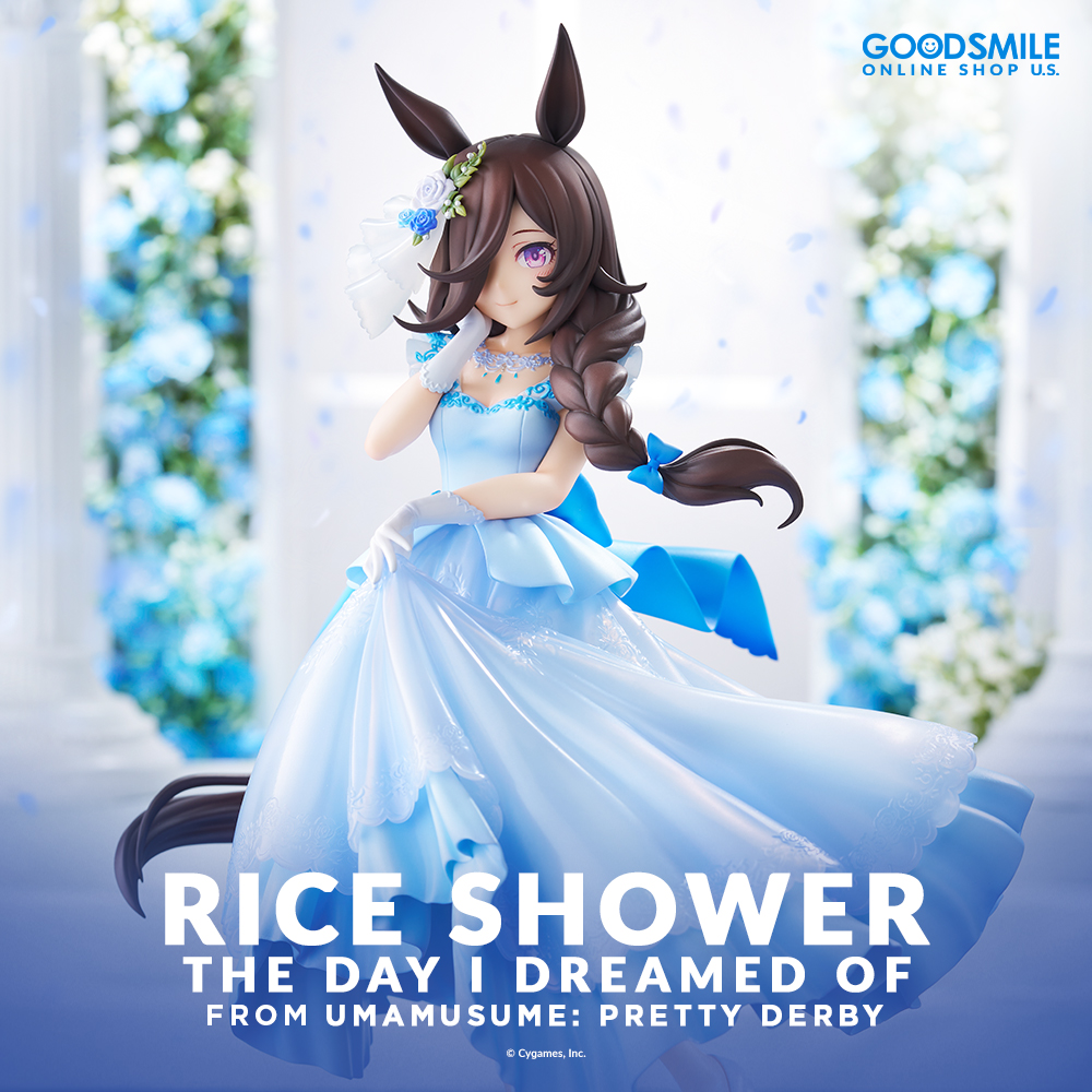 A wish carried to the finish line, Rice Shower shines in her radiant “The Day I Dreamed Of” scale figure! With soft beauty and timeless charm, she’s ready to grace your display. Preorder now at GOODSMILE ONLINE SHOP US!

Shop: goodsmile.link/CpvqnM

#Umamusume #Goodsmile
