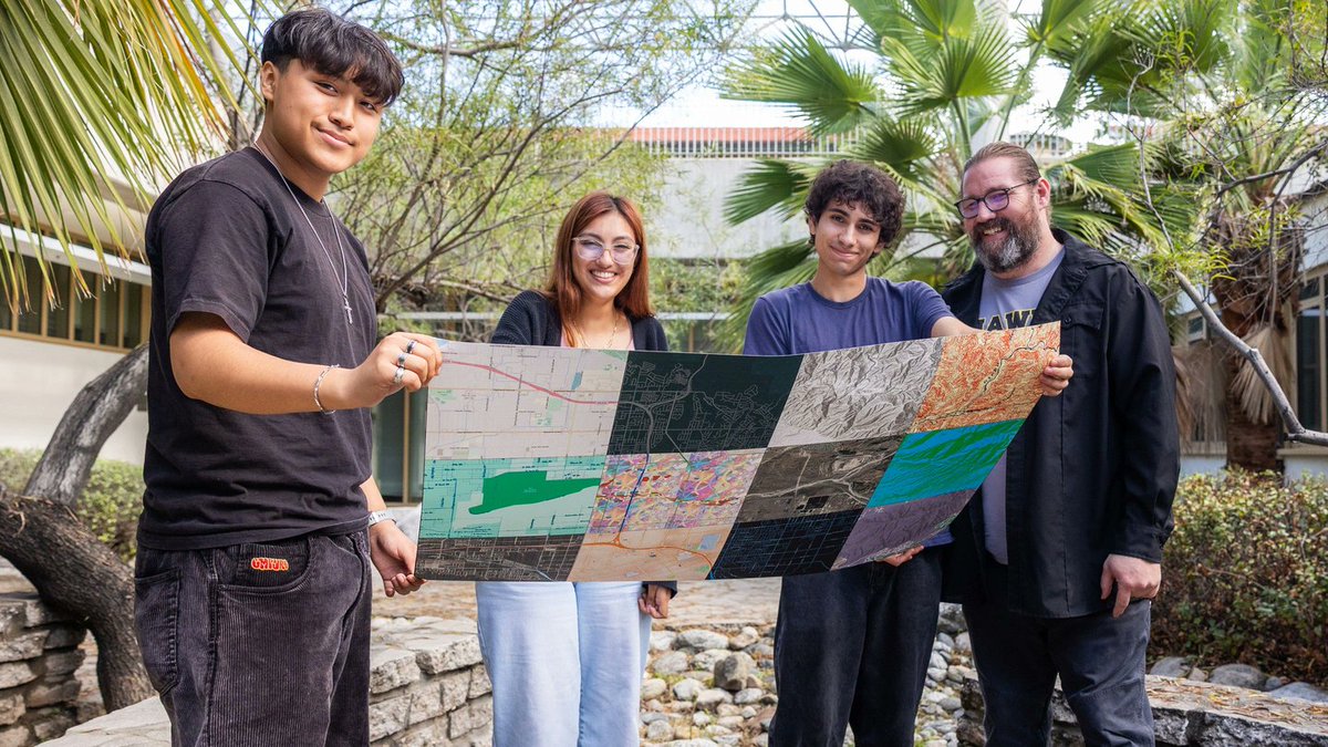 GISEd's tweet photo. From mapping Nigeria to analyzing housing in San Bernardino, Arroyo Valley HS students 🧑‍🎓 are using GIS to make a global impact. Check out how this dual-credit partnership with UofRedlands &amp; Esri is turning students into humanitarian mappers.🌎

Read more: https://t.co/m33cmOWb8V https://t.co/sb84ZOZPSk