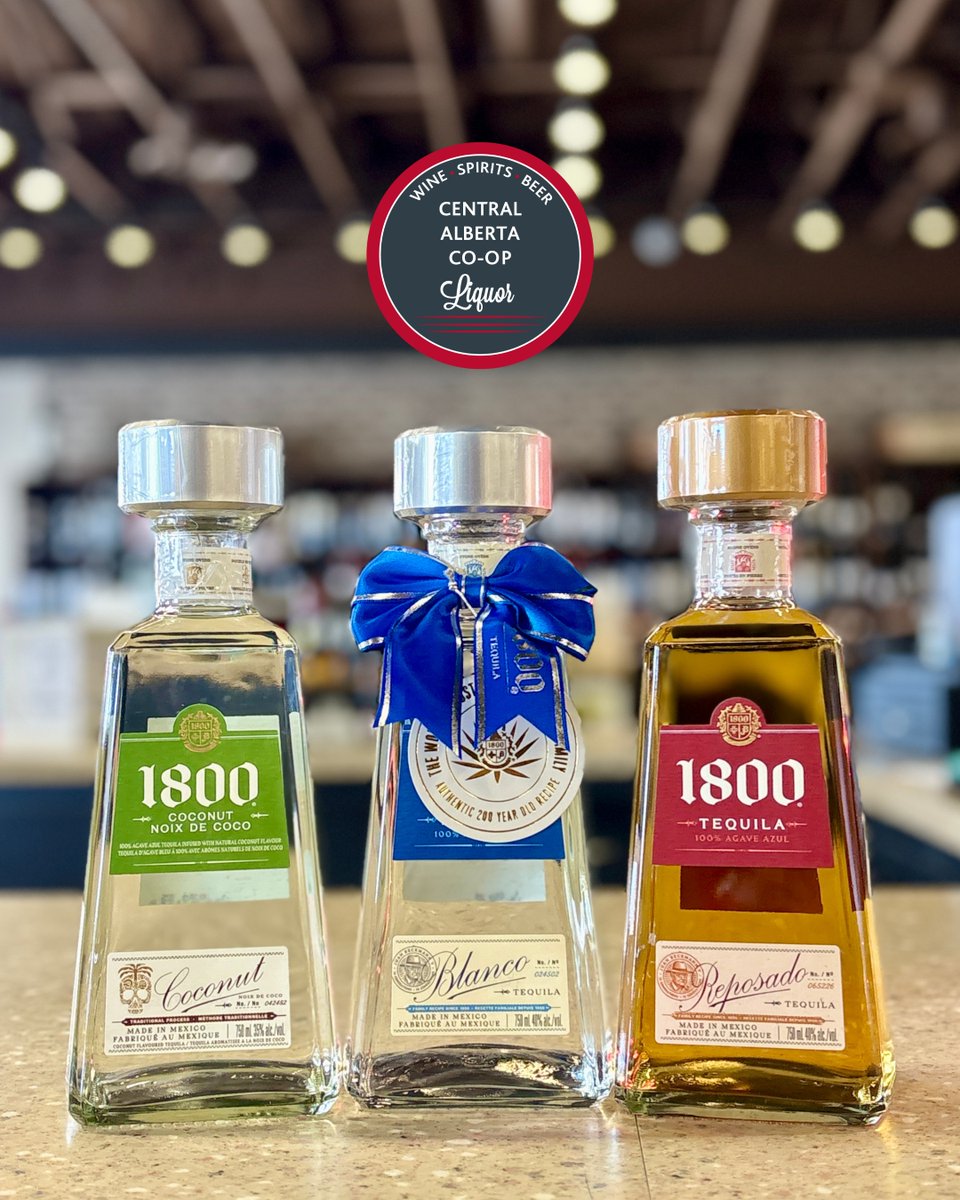 1800 Tequila, crafted for perfection, brings the spirit of Mexico to every sip. Smooth, rich, and unforgettable. 

Available at you Central Alberta Co-op Liquor Stores.

 #1800Tequila #TequilaLovers #MexicanSpirit #CentralAlberta #CoopLiquor