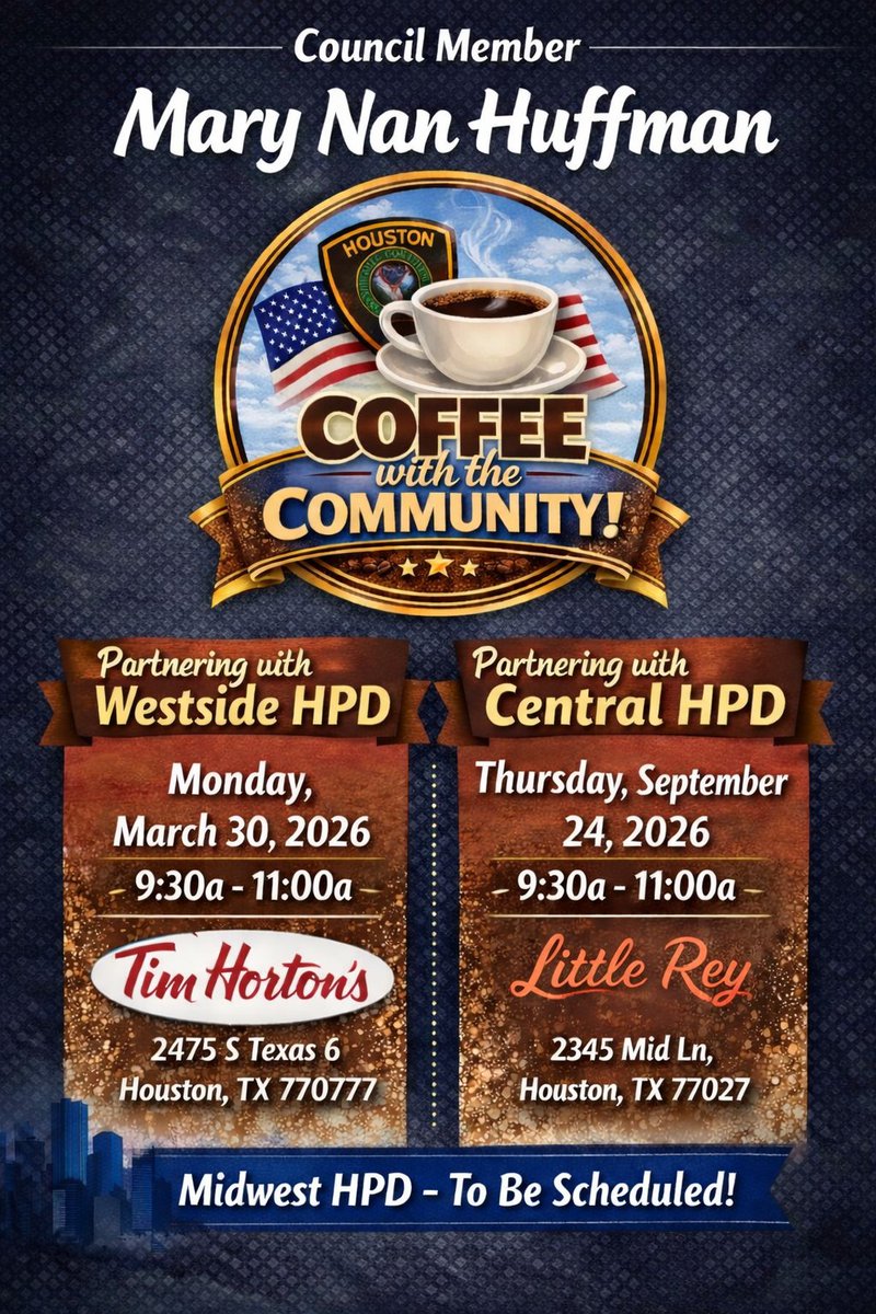 houdistrictg's tweet photo. 📰 The latest District G Monthly Newsletter is live!
In this edition:
✔️ TDHCA/Sandstones Development Update
☕ Coffee with the Community
🚧 District G Project Updates
🏛️ February Council Highlights
🐾 BARC Spotlight: Lola
📅 Upcoming Events
Read more: https://t.co/laXUBMAfij https://t.co/Z6NOKKDg6L