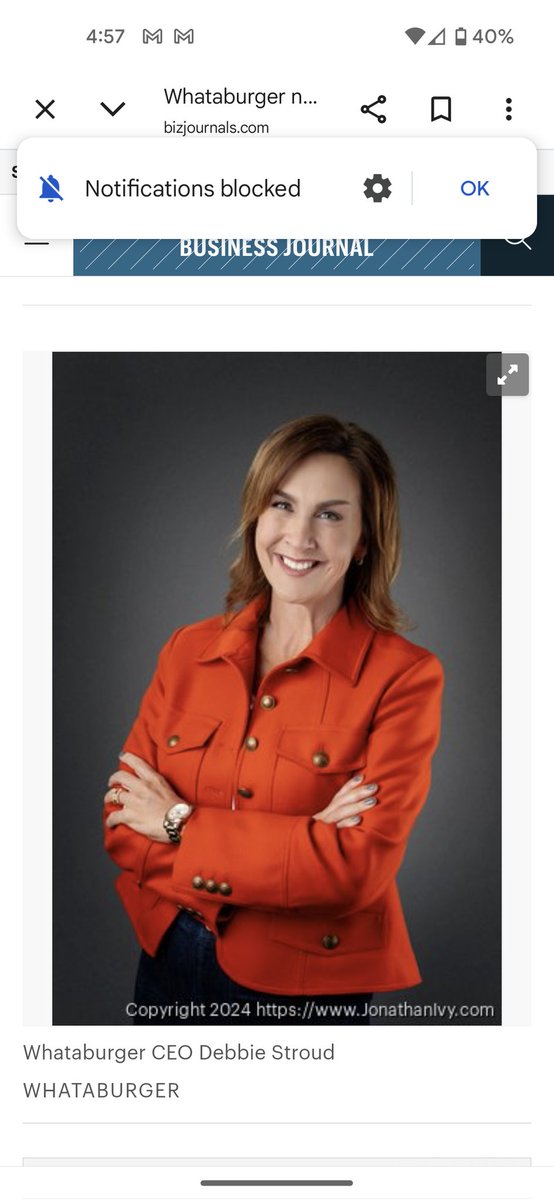 Christo38785182's tweet image. If you guessed that the CEO of Whataburger is a feminist liberal white woman, you'd be correct 

Meet Debbie Stroud, CEO of Whataburger
