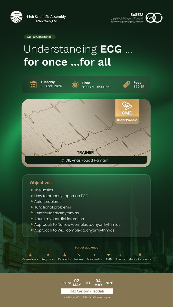 The 11th SASEM Scientific Assembly - SASEM2026 tweet media