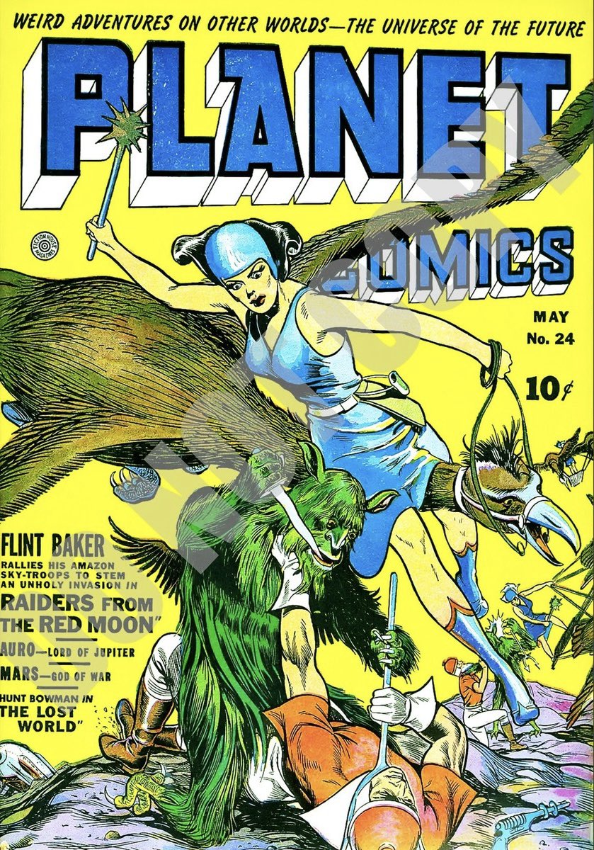 BrianWPrescott's tweet photo. #PlanetComics No. 24 🪐🗡️ #FictionHouse https://t.co/hONeDHsb18