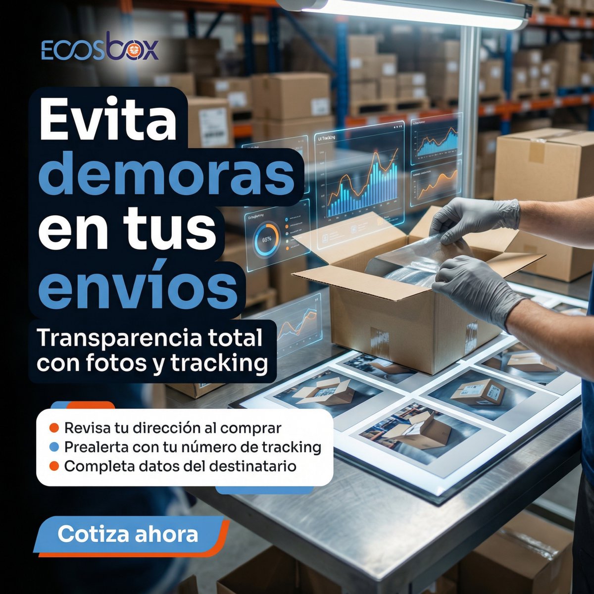 ecosboxlogistic's tweet photo. Ensure timely shipments by verifying addresses and adding tracking numbers to avoid delays! https://t.co/cUe9Mo21yy