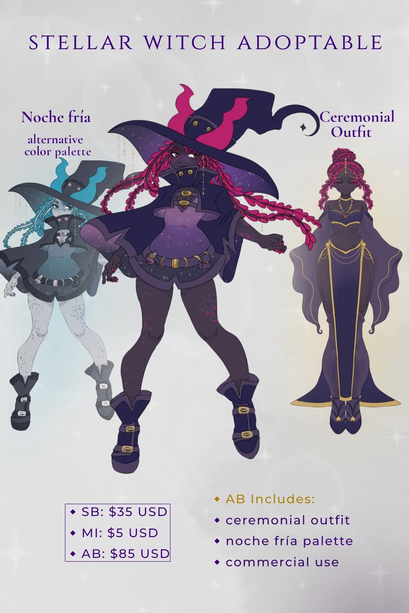 tomatecherry660's tweet photo. 🍅 Bidding Information
SB: $35 USD
MI: $5 USD
AB: $85 USD

✨ Auto-Buy Includes:
• Commercial rights
• High-resolution files (PNG, JPG, PSD)
• Ceremonial outfit
• “Noche Fría” alternative color palette https://t.co/L3Gd4TEfVm