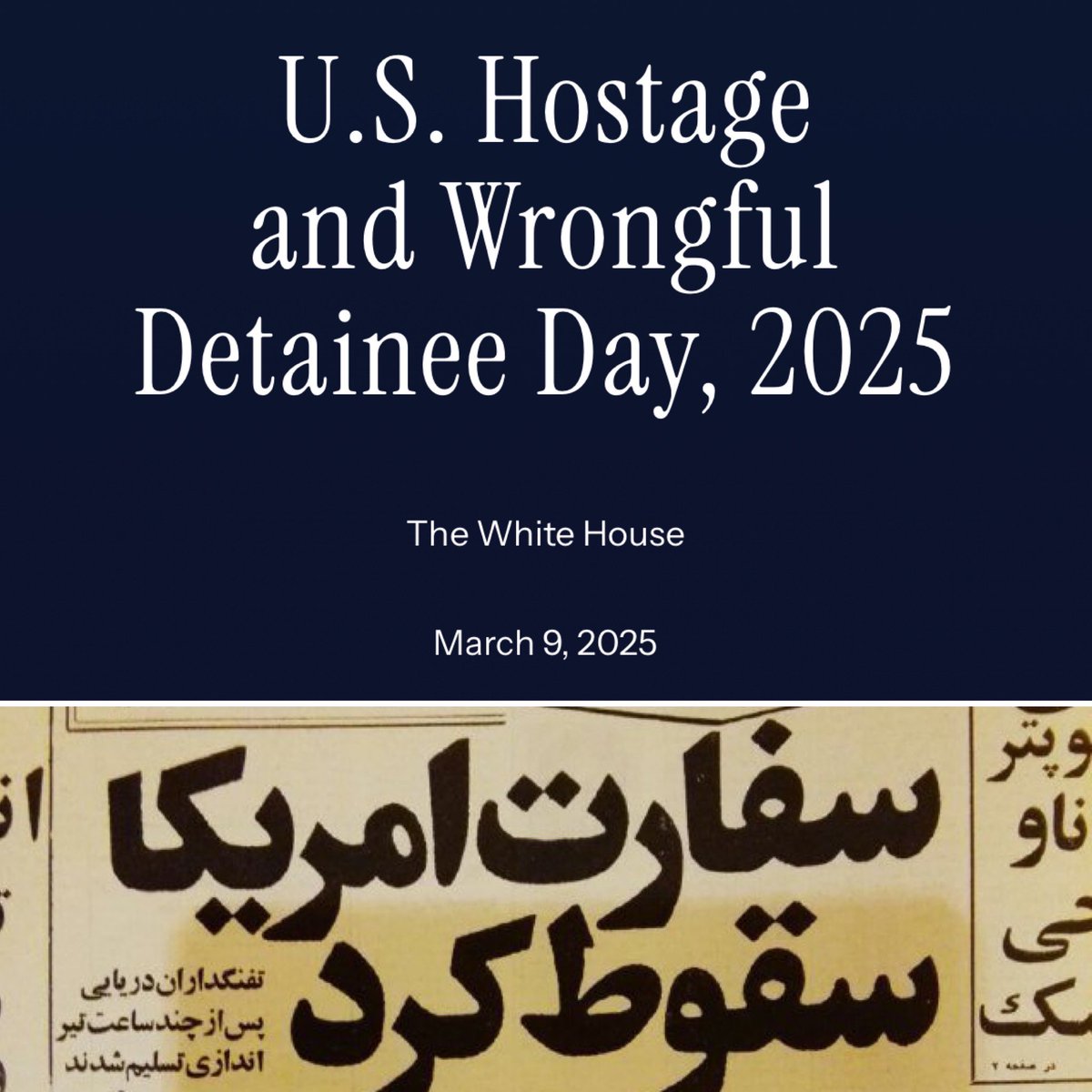 🎗️روبیو از لیست گذاری ایران در #گروگان گیری خبر داد.
تبعات پرچم اکبر🔻
“دهه هاست رژیم، از گروگان گیری امریکایی ها در کنار شهروندان سایر کشورها بعنوان اهرم فشار بهره میبرد.
رژیم ایران باید اینکار را متوقف و به سرعت کلیه گر‌وگان های امریکایی را رها کند.
#اپوزیسیون_شیروخورشید