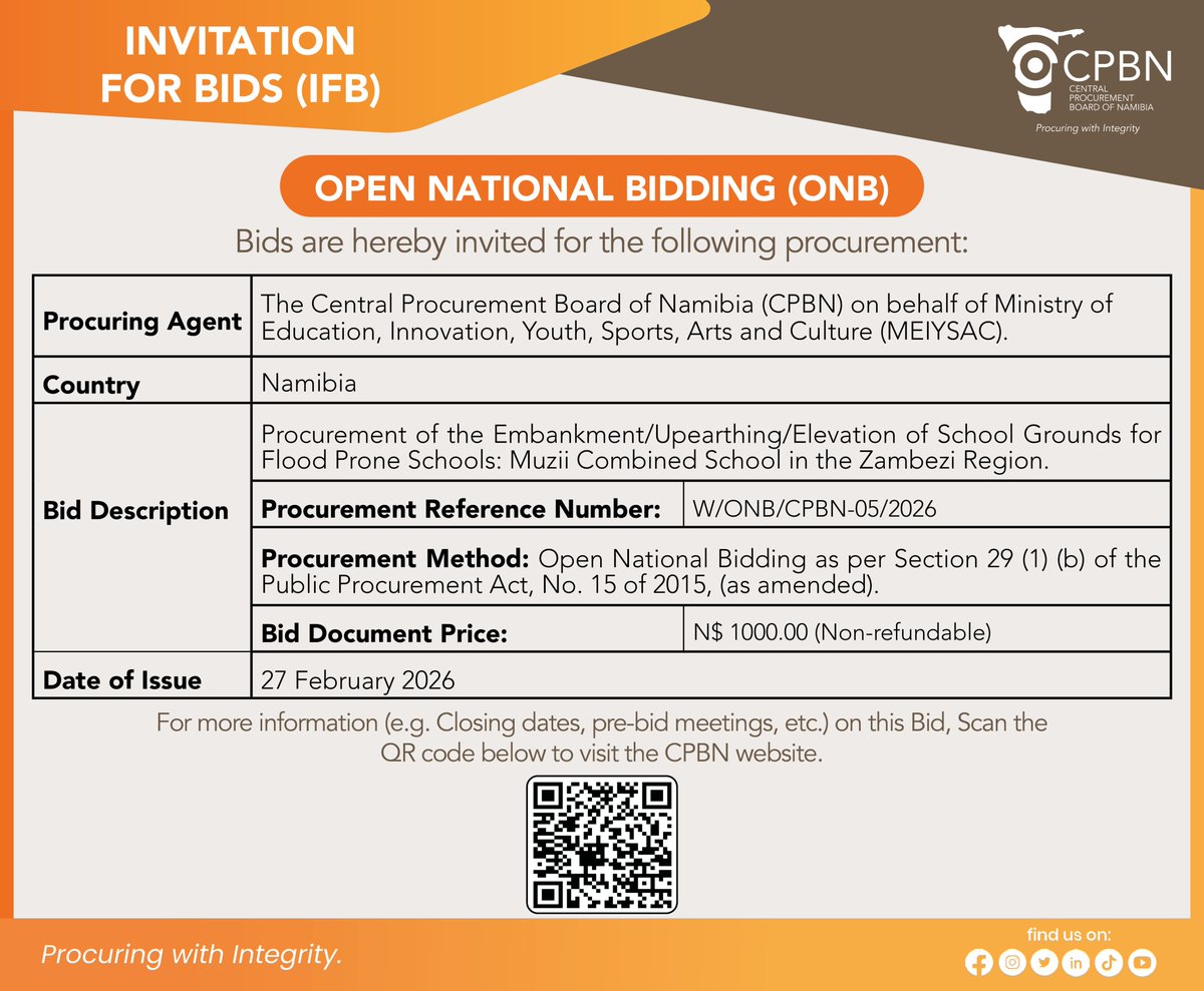CentralProcurementBoardNamibia tweet media