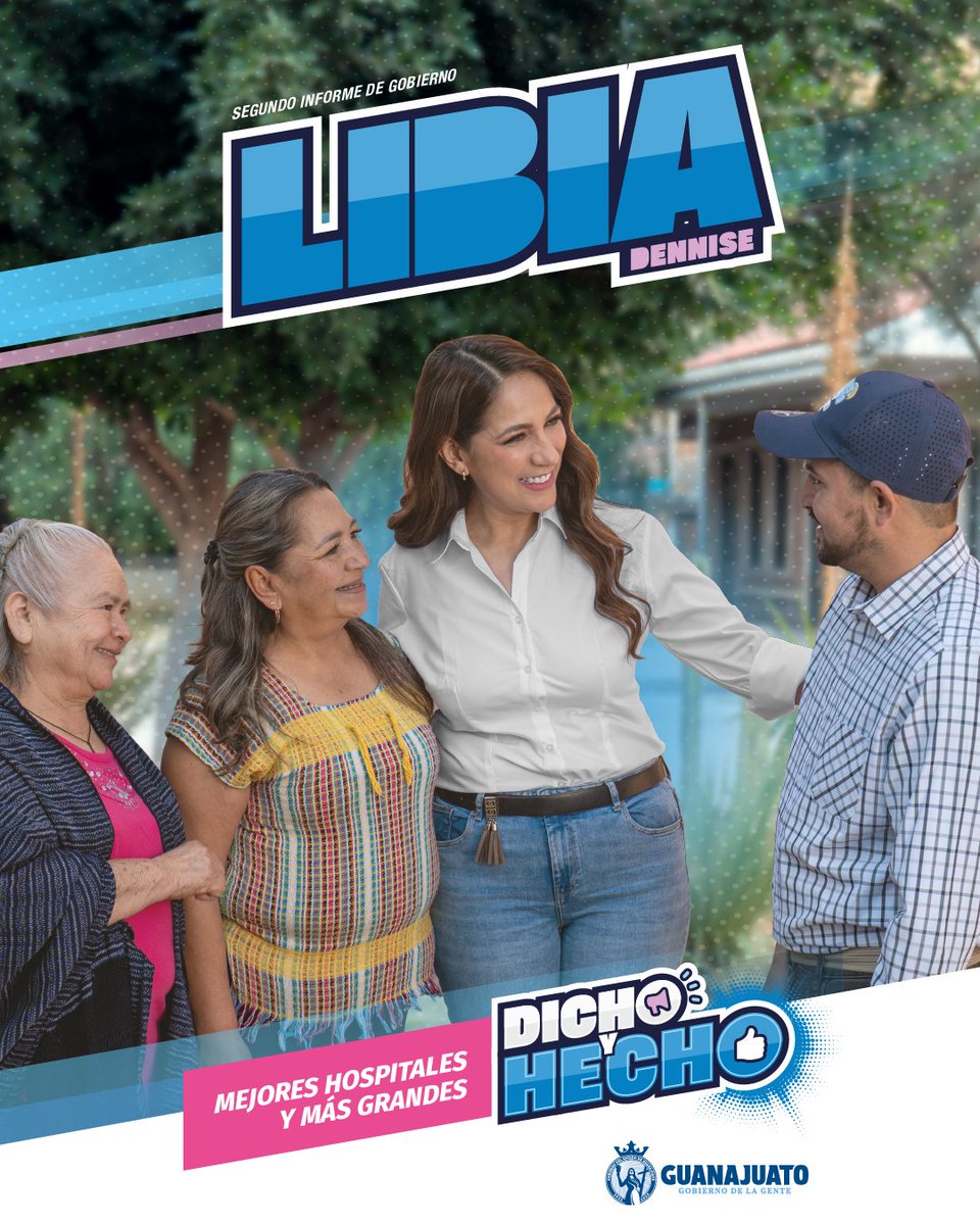 ¡Mejores hospitales y más grandes! 🏥
Ampliamos su capacidad y los equipamos mejor para brindar mayor cobertura y atender con calidad a las personas de nuestras comunidades.

Porque aquí el nuevo decir es el hacer.
#LibiaDennise #GobernadoraDeLaGente #DichoYHecho