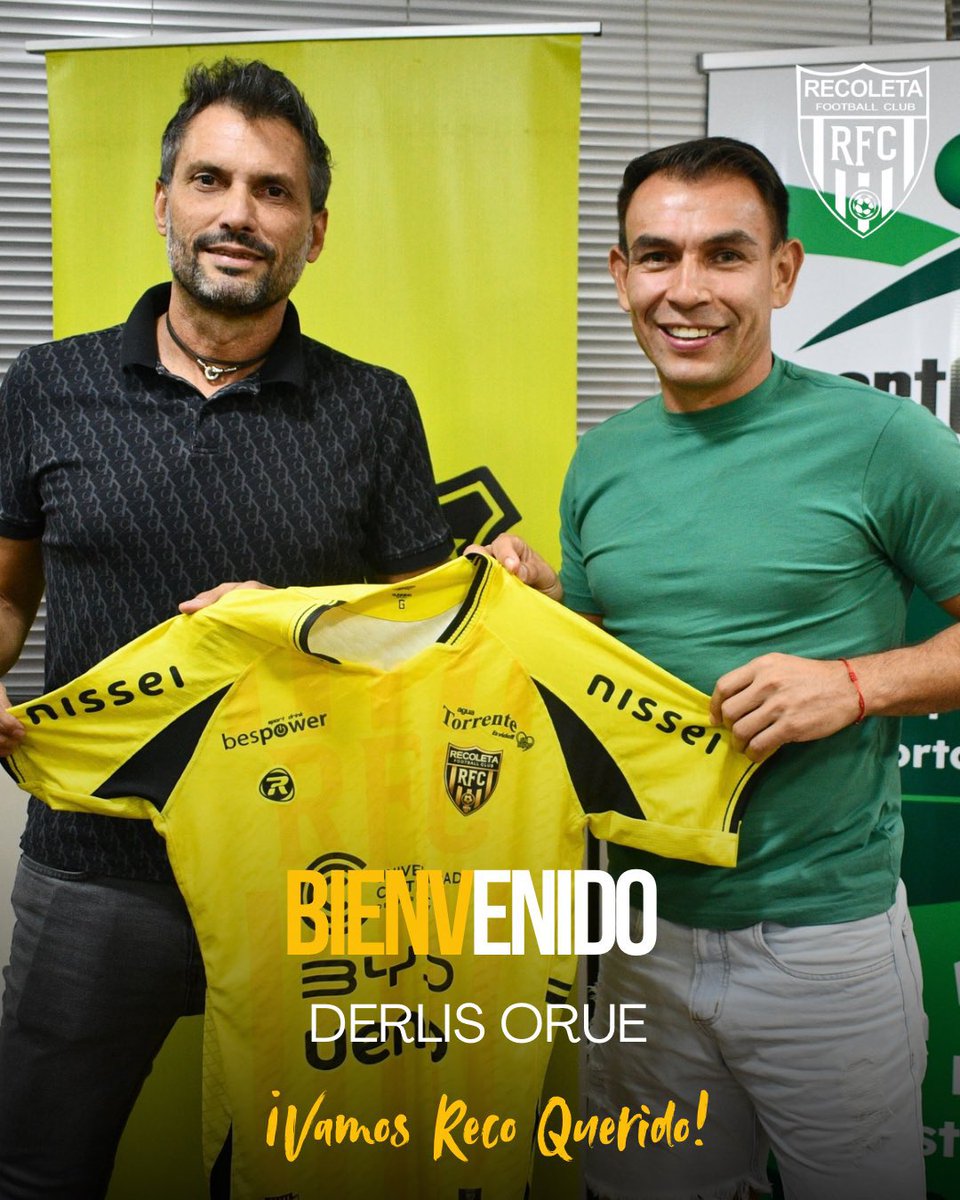 Pablo Zeballos, Jorge “Avatar” Núñez y Derlis Orue son nuevos jugadores de #Recoleta ⚫️🟡

#AM1080