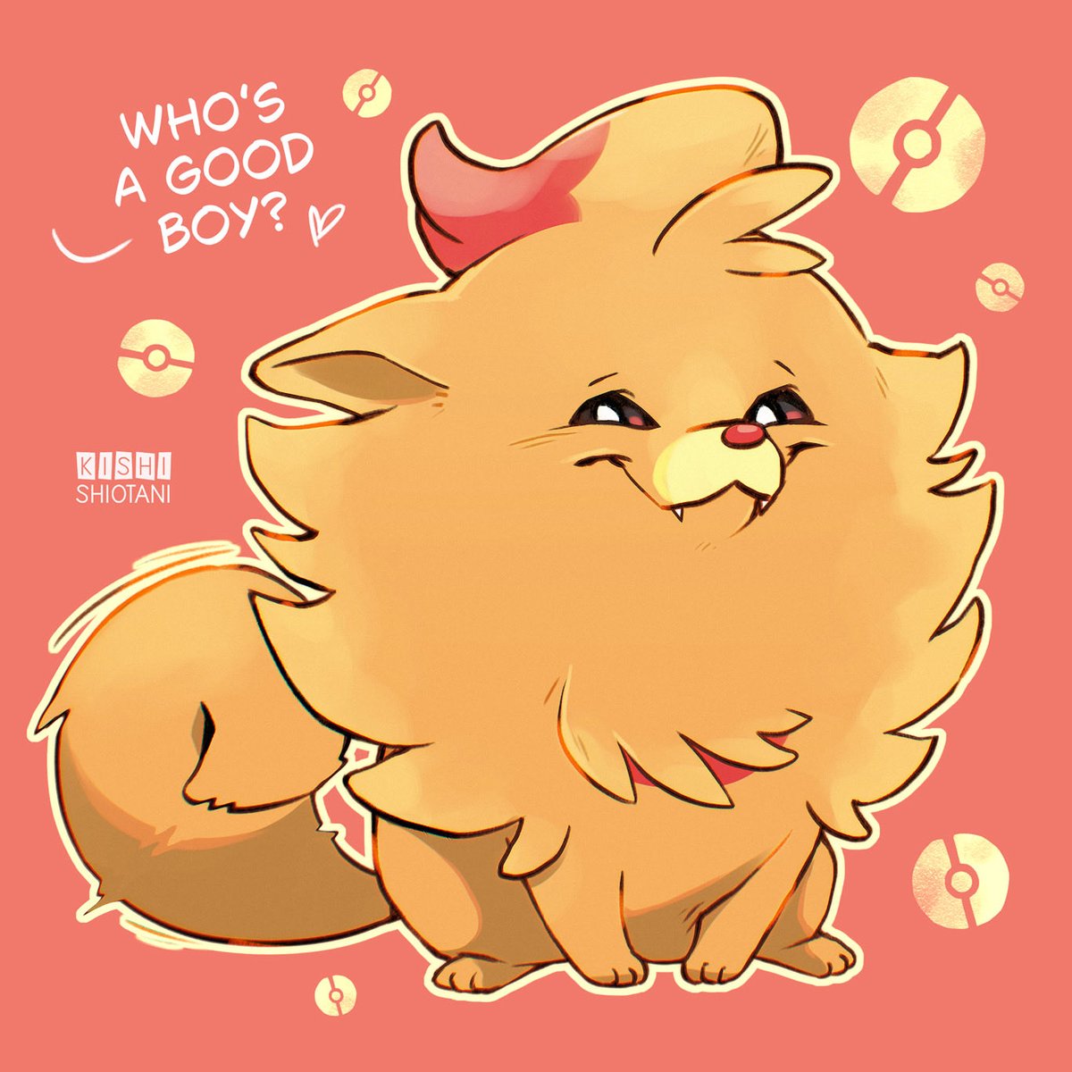 Who‘s a good boy? 🐶🤍🔥

#PokemonWindsWaves
Pombon  |  ポムケン