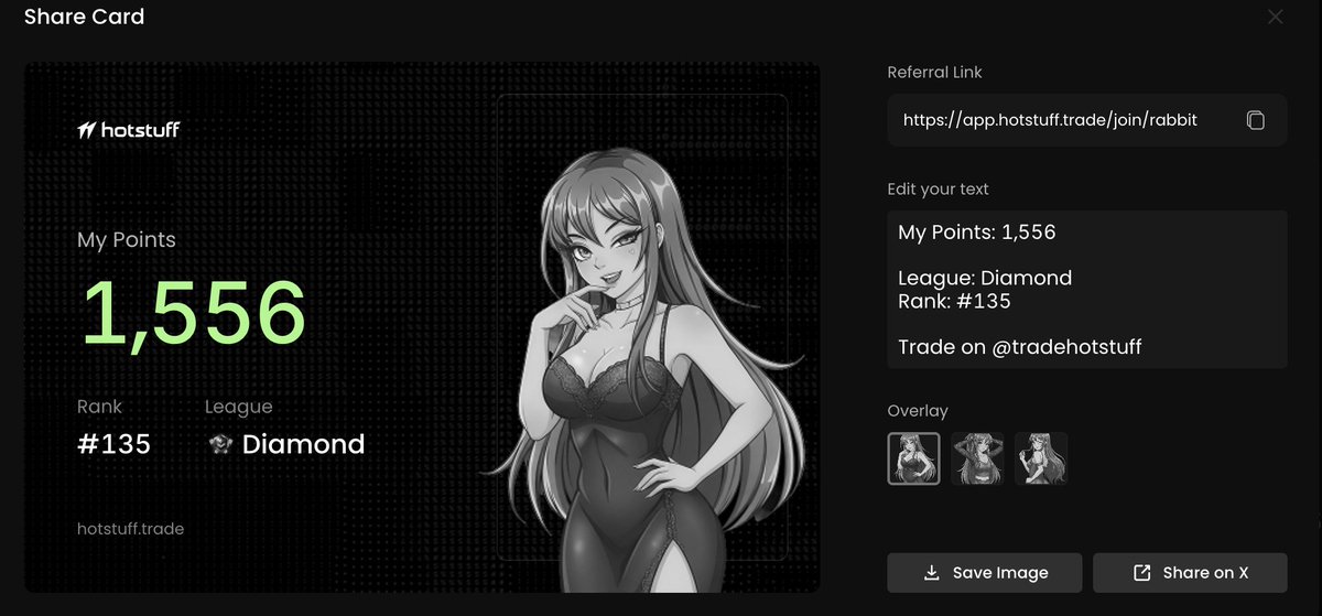 MY ASTER AIRDROP: 22K ✅
MU LIGHTER AIRDROP: 40K ✅
MY HOTSTUFF AIRDROP: +20K LOADING ⏳

🌟 <a href="/tradehotstuff/">Hotstuff</a> Points System Is Now Live!

Retroactive points have also been credited to accounts.
In short, the first week’s points have been distributed.
👇
app.hotstuff.trade/join/rabbit