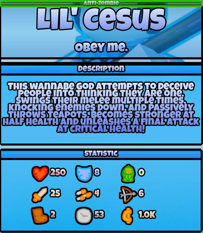 xarduinx's tweet photo. Cesus has been defeated, and Lil' Cesus unlocked. I am very happy!
#battlebricks #cesus #battlebrickschapter4 #lilcesus #roblox https://t.co/zKeIpucpiC