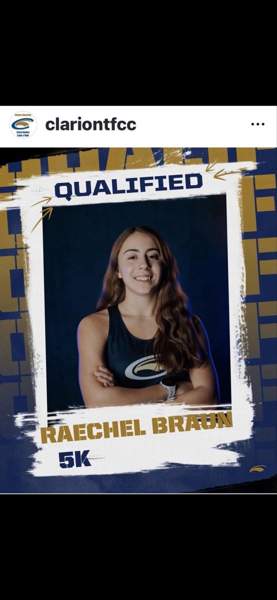 SMATrackXC's tweet photo. Good Luck to SMA alum Raechel Braun who will compete in the 5k at PSAC’s this weekend!! https://t.co/C5rs4JWznn