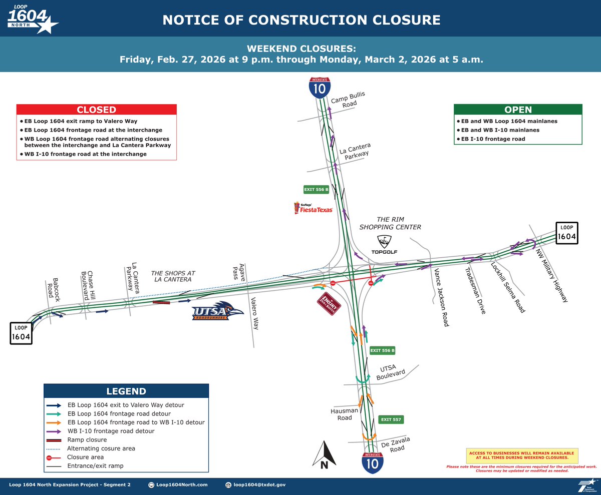 TxDOT San Antonio tweet media