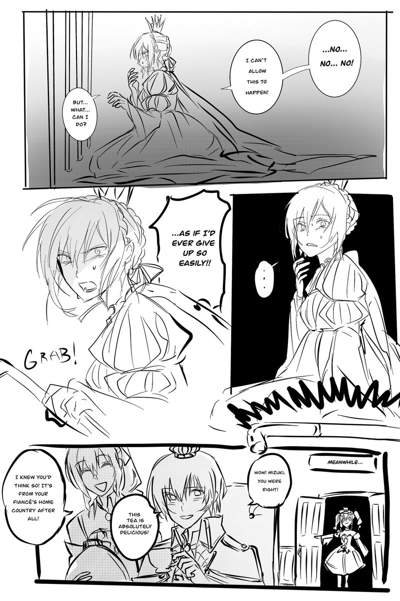 popcorndoesnot1's tweet photo. Ah this sort of crossover comic with Jester Ena and Eventide Ena was requested https://t.co/PadnbiV0rb