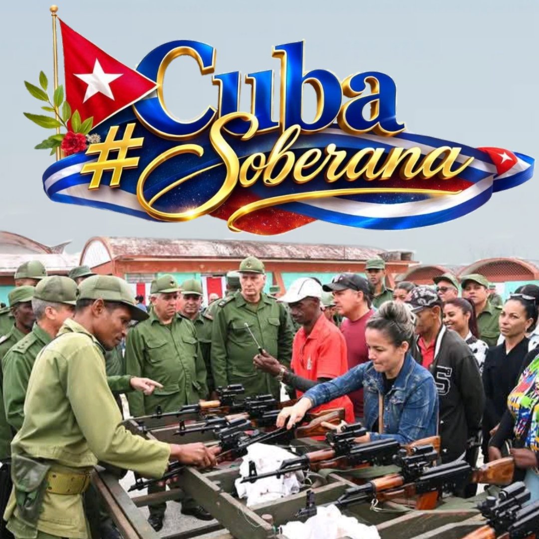 #Cuba no agrede ni amenaza #Cuba se prepara para defender la Paz. #CubaEstáFirme