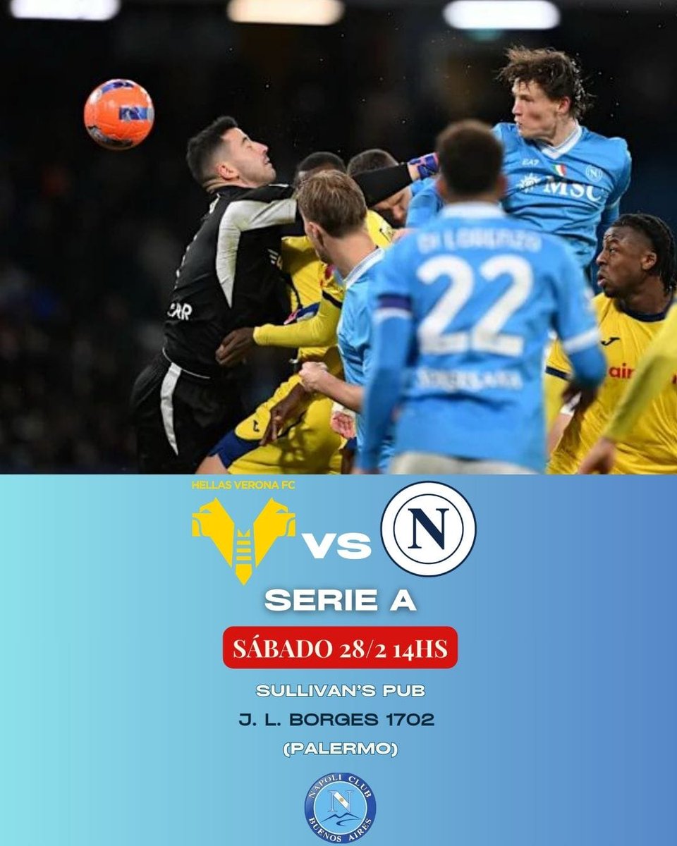 Giulietta è una zoccola 🙊💙 Los esperamos en el @irishpub_sullivans
<a href="/sscnapoliES/">Oficial SSC Napoli</a>
#VeronaNapoli
#ForzaNapoliSempre
#LocuraPartenopea
#napoliclubbuenosaires