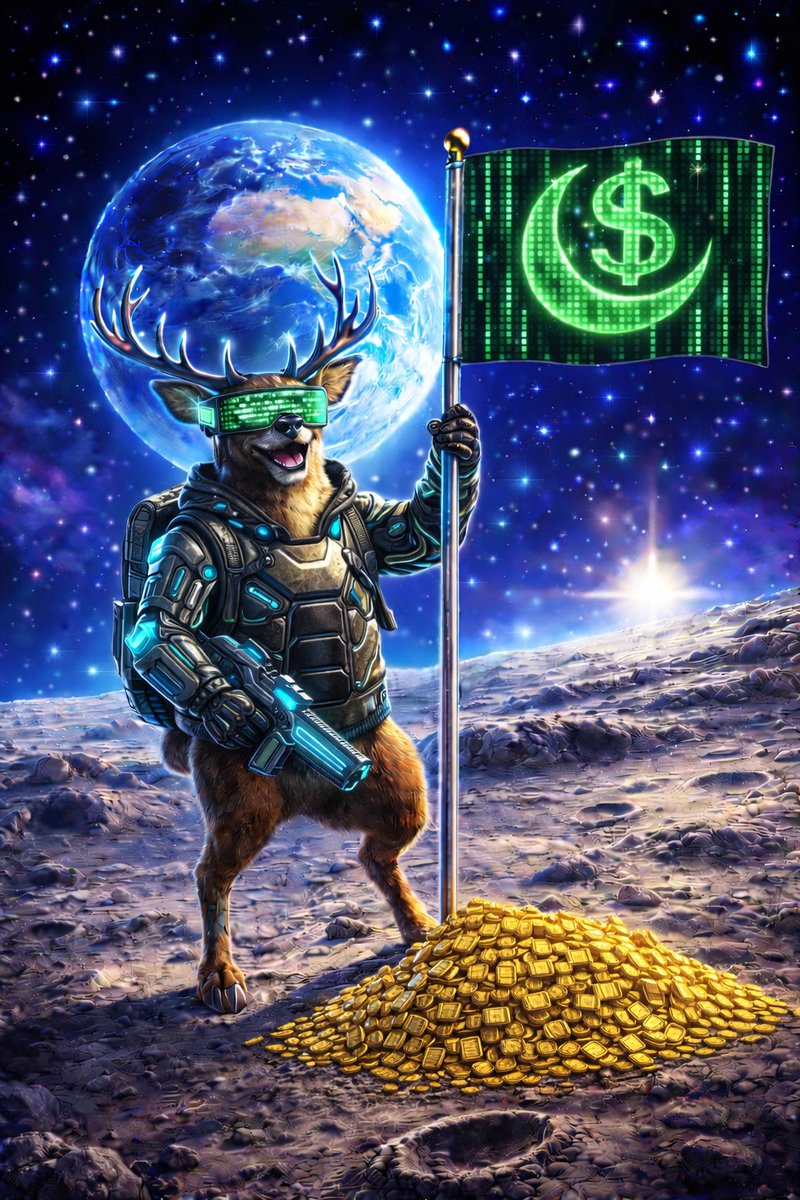 MoonBux_MBX's tweet photo. Why r we here? We’re here to escape the matrix! Cyber Buck is working on it too! With a pile of golden micro chips at his feet! He aims to dismantle the matrix on his trip to the moon!#memecoin #JoinTheHerd #memecoins #CryptoCommunity #MoonHerd #MoonBux #Moonshot #MemeCoinSeason https://t.co/t66tvCdRzC