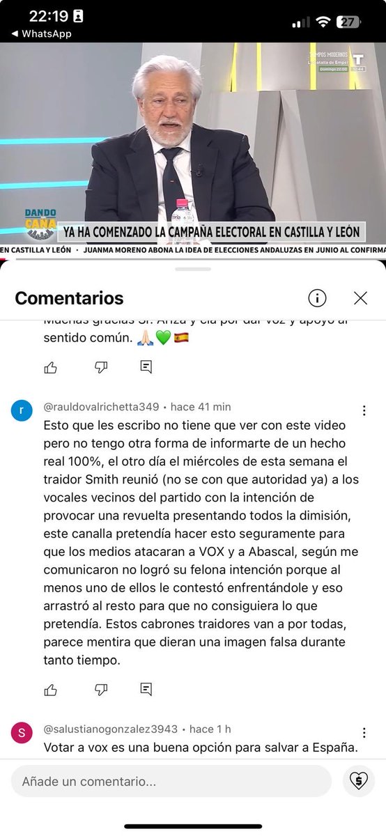 Este mensaje me envía un espectador madrileño 

Siento vergüenza ajena por este comportamiento
