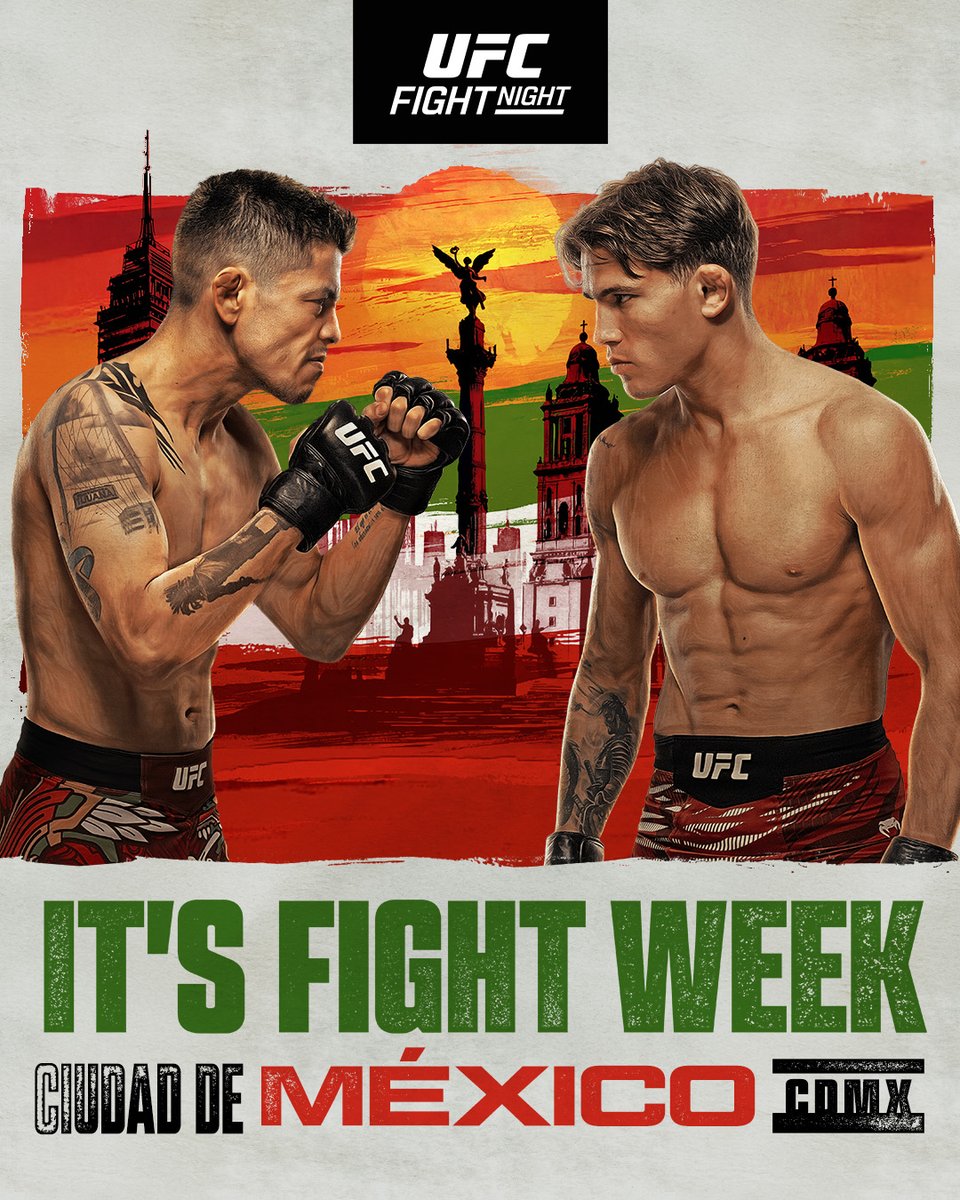 Samstagnacht wird geliefert! 🎙️🔥 #UFCMexicoCity  – Main Card ab 2:00 Uhr live im #DAZNfightclub. Wir hören uns! #UFC #DAZN #UFCMexico