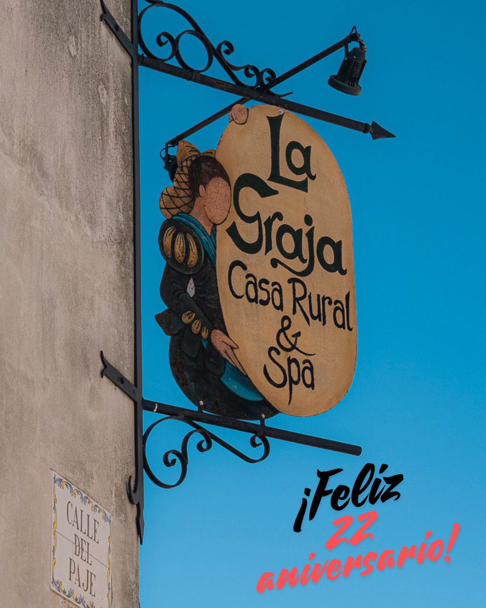 𝟐𝟐 𝐀Ñ𝐎𝐒 𝐉𝐔𝐍𝐓𝐎 𝐀 𝐕𝐎𝐒𝐎𝐓𝐑𝐎𝐒

Hoy 27 de febrero cumplimos 22 años de historia, 22 años de experiencias, 22 años compartiendo, 22 años junto a vosotros 🎂2️⃣2️⃣

¡¡𝐆𝐑𝐀𝐂𝐈𝐀𝐒!!

#CasaRural #Madrid