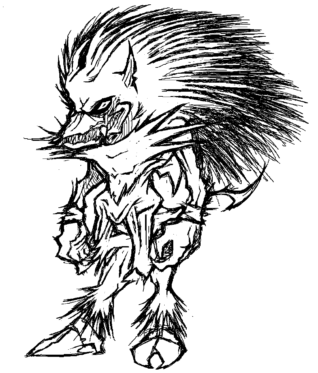 My original concept art I did for Beast Bro with a mouse in MS PAINT..

This looks like poo because I don't usually draw with a mouse