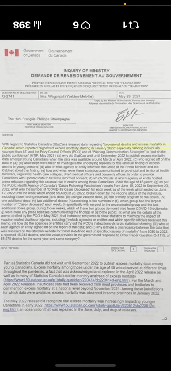 🇨🇦wake up! I have the full letter from Pfizer acknowledging all my injuries &amp; disabilities. They blame 
HEALTH CANADA 
December 10, 2025- 19 times on 1 page alone.
This is TR£A$0N &amp; pass the buck Literal MURD£R
I have lost literally everything. I’m a single mother of two and an