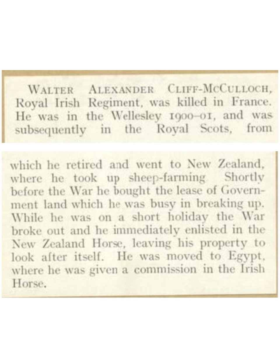 BritishHistorym's tweet image. Remembering Lieutenant Walter Alexander Cliff-McCulloch 🇬🇧

7th Battalion, Royal Irish Rifles.

Death: 27 February 1916, K.I.A, Western Front.

#lestweforget
