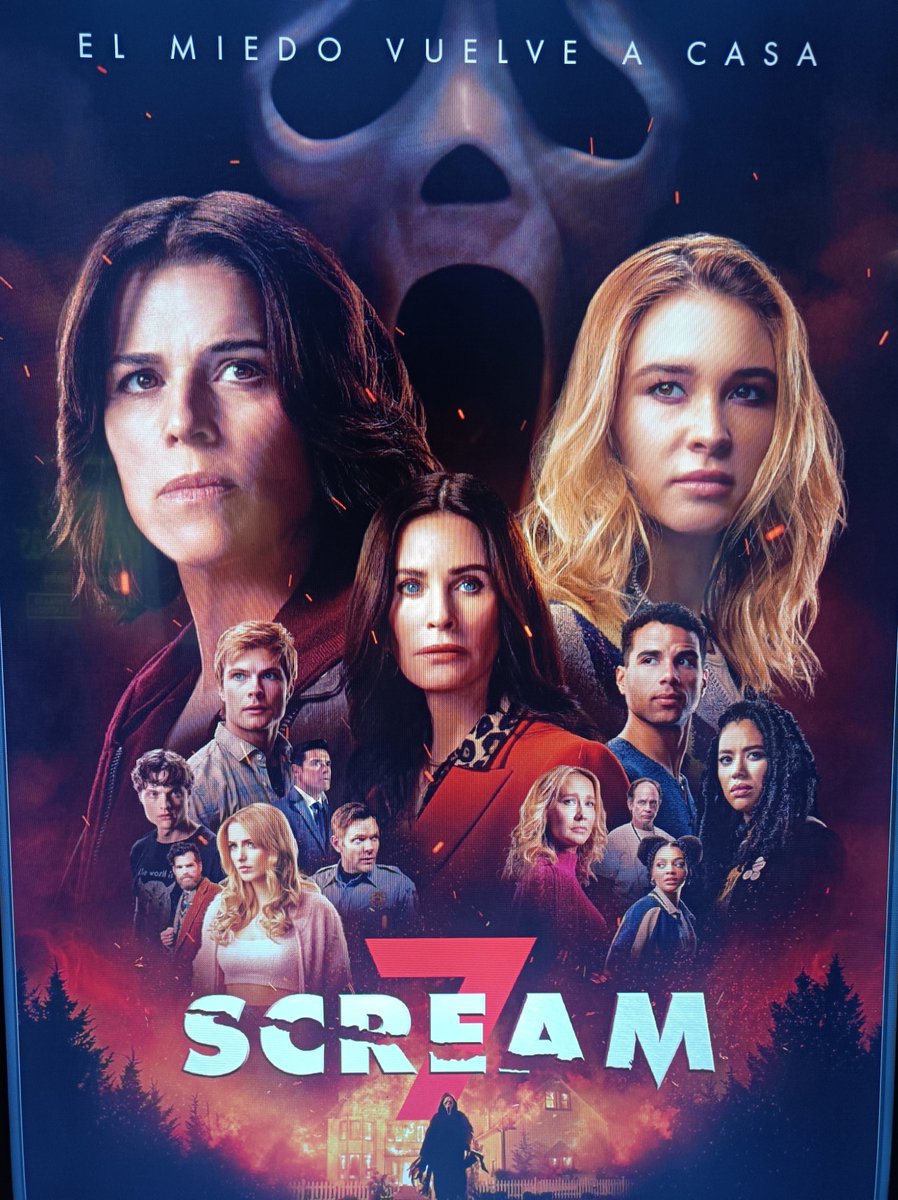 A ver qué tal está #Scream7 y... quién será el asesino/s esta vez???