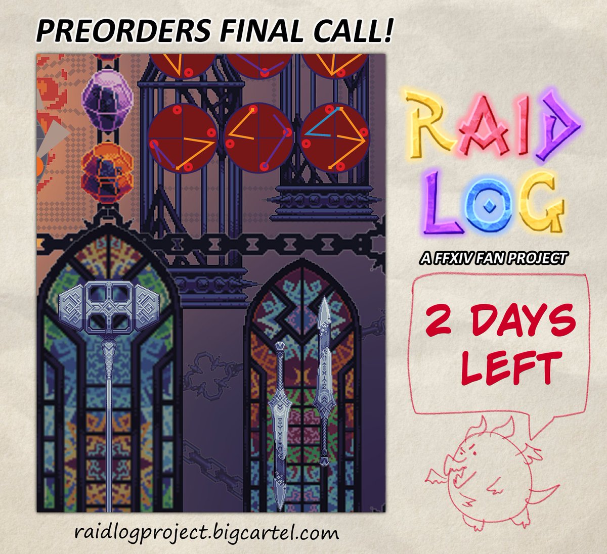 RaidLog Project (FFXIV Fan Zine) tweet media