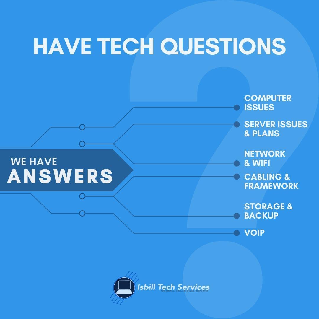 IsbillTech's tweet image. What can we help you with? Send us a message, call 423.716.3561, or visit us @ isbilltech.com!

#Tech #TechQuestions #NetworkSetup #Wifi #ServerIssues #ServerPlans #Computer #ComputerRepair #Storage #Backup #VOIP #FYP #IsbillTechServices #ClevelandTN #EastTN #Tennessee