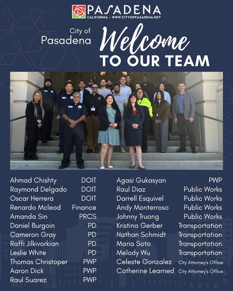 City of Pasadena tweet media