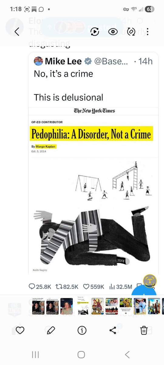 robchase51's tweet photo. @RealJamesWoods 12 years on and NY T is trying to de-criminalize child assault, and MSNBC Ttries to cover it up https://t.co/t1c4ZkoY9P